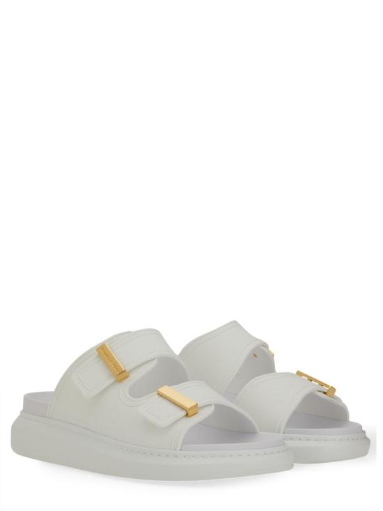 26SS 알렉산더 맥퀸 하이브리드 슬라이드 658063 W4Z529339 WHITE - ALEXANDER MCQUEEN
