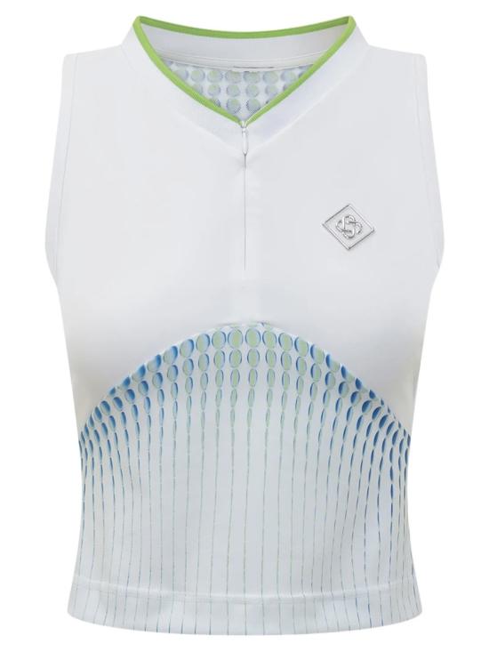 26SS 카사블랑카 폴로 티셔츠 W SP26 JTP 475 02DOTS MULTICOLOR