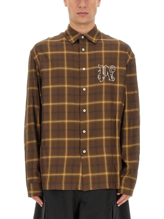 팜앤젤스 셔츠 PMGE010 E23FAB0026003 BROWN - PALM ANGELS