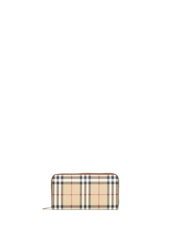26FW 버버리 체크 지퍼 지갑 8109812 A9534 BEIGE