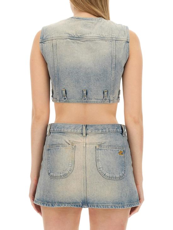  쿠레쥬 폴로 티셔츠 124DBL153 DE00167011 DENIM