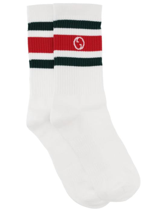 26SS 구찌 삭스 위드 로고 750705 4GADU6566 MULTICOLOR