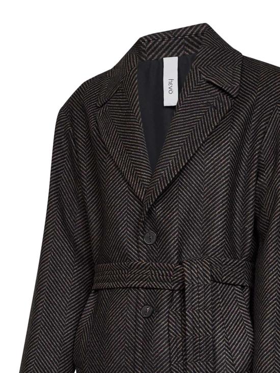 26FW 헤보 코트 OSTUNIQM7343340 BLACK - HEVO