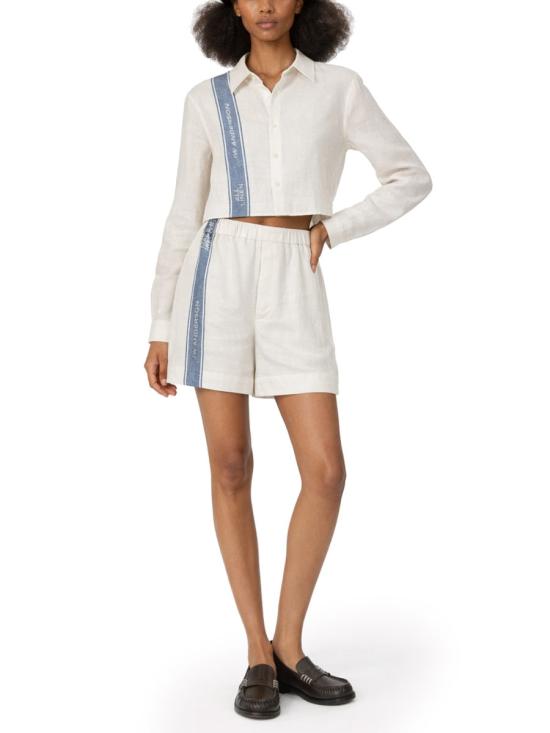 26SS JW앤더슨 숏팬츠 SR0136 PG1898614 WHITE - JW ANDERSON