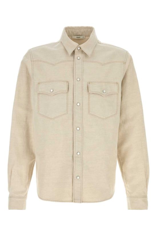 26FW 펜디 셔츠 FLF002B1PJ F0QM0 BEIGE