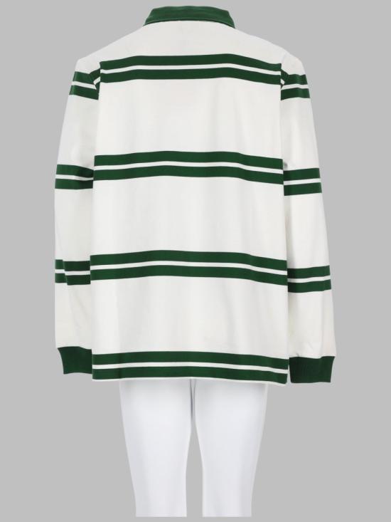 26FW 드롤드무슈 탑 PL164 CO161WATERGREEN WHITE - DROLE DE MONSIEUR