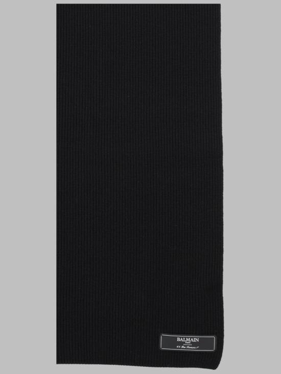 26FW 발망 머플러/스카프 HH1XG070KK35 0PA BLACK - BALMAIN