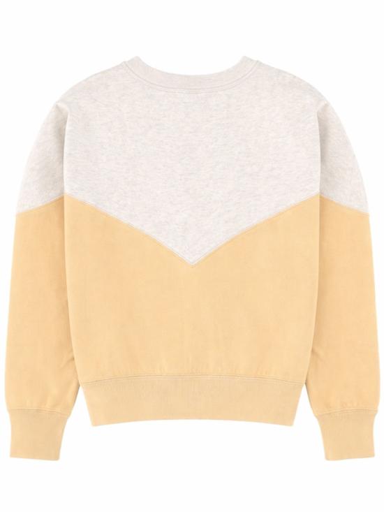 26SS 이자벨마랑에뚜왈 휴스턴 투톤 마랑 스웨트셔츠 SW0006FA A1M08E10LC BEIGE - ISABEL MARANT ETOILE
