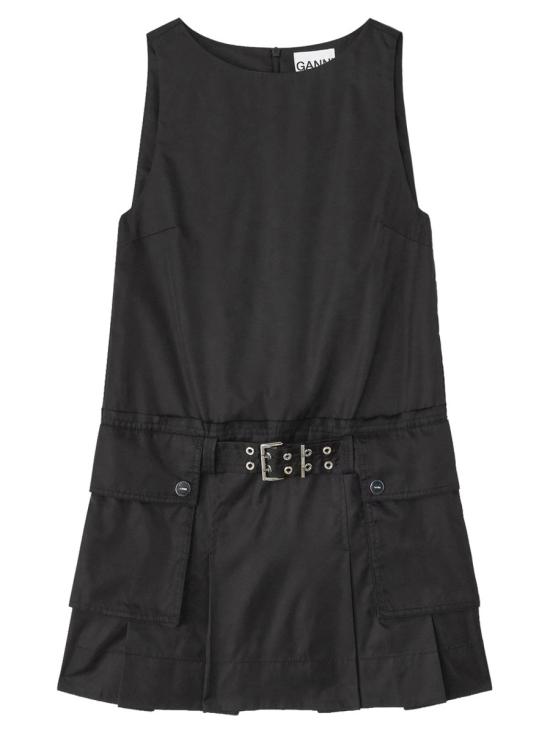 26SS 가니 원피스 A1030167 099 BLACK