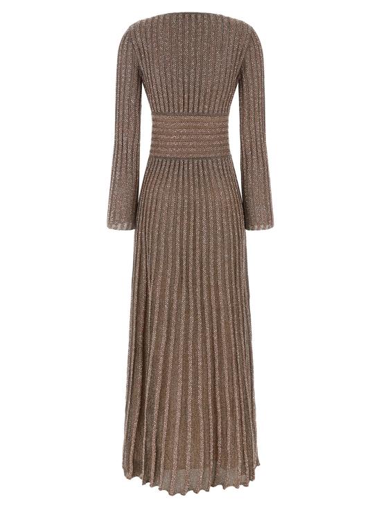 26FW 미소니 롱 원피스 니트 메탈릭 드레스 멀티컬러 - MISSONI