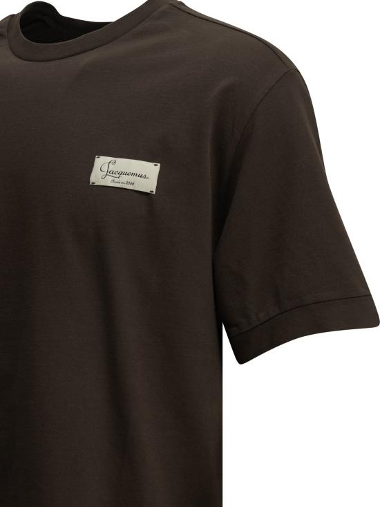 26FW 자크뮈스 반팔 티셔츠 르 몽테뉴 맥 티셔츠 브라운 - JACQUEMUS