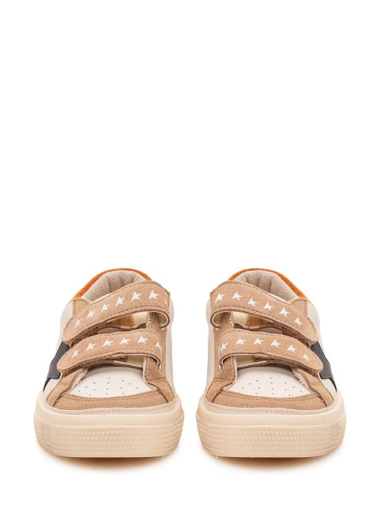26FW [키즈] 골든구스 스니커즈 GYF00674F008675 12517 MILK BROWN CARAMEL DARK BLUE RUST - GOLDEN GOOSE
