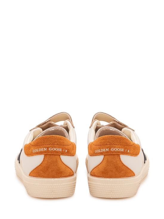 26FW [키즈] 골든구스 스니커즈 GYF00674F008675 12517 MILK BROWN CARAMEL DARK BLUE RUST - GOLDEN GOOSE