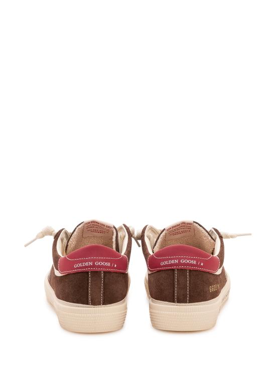 26FW [키즈] 골든구스 스니커즈 GYF00496F008645 55773 BROWN WHITE RED - GOLDEN GOOSE