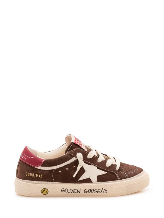 26FW [키즈] 골든구스 스니커즈 GYF00496F008645 55773 BROWN WHITE RED