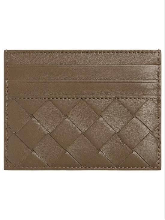 26SS 보테가베네타 인트레치아토 크레딧 카드 케이스 796324 VCPP32355 GREEN - BOTTEGA VENETA