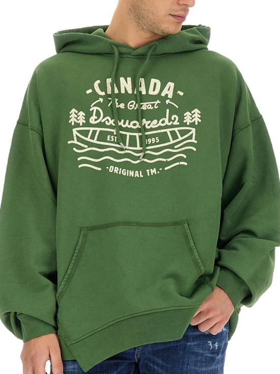  디스퀘어드2 탑 S74GU0739 S25539687 GREEN - DSQUARED2