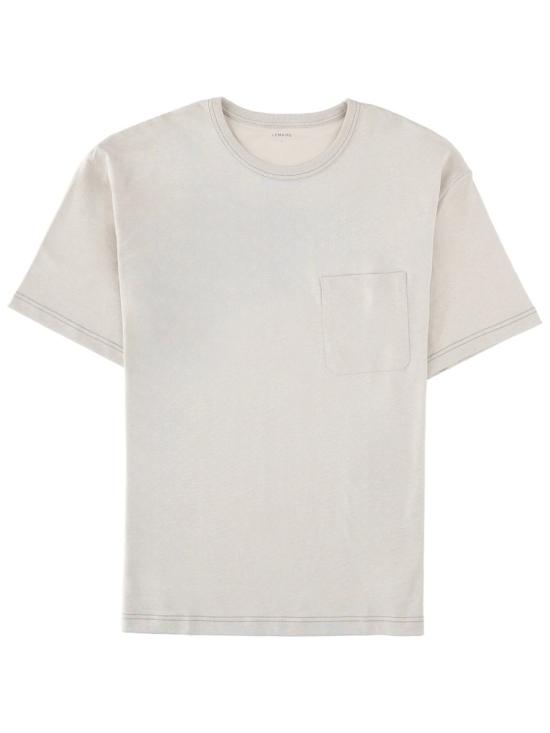 26SS 르메르 박시 숏슬리브 저지 티셔츠 TS0010 LJ1010WH007 WHITE