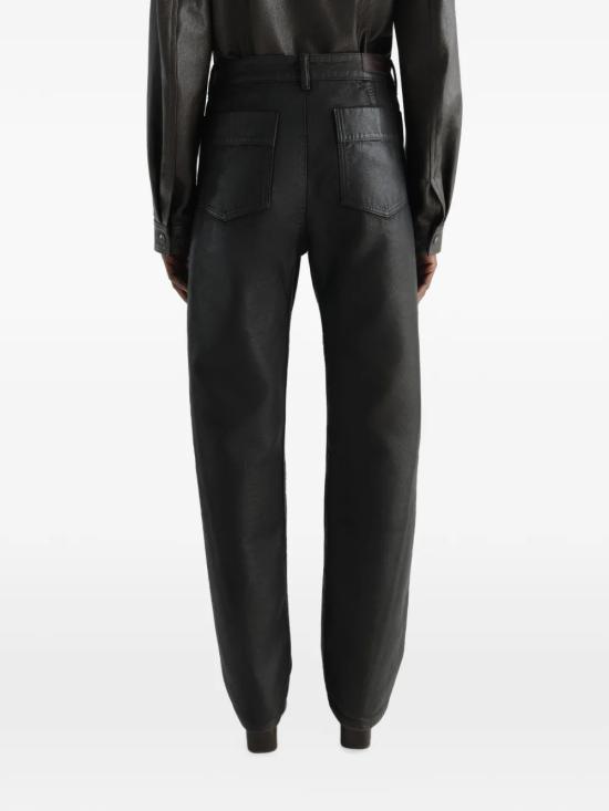 26FW 르메르 하이 라이즈 스트레이트 팬츠 PA1226 LD1083BR532 Black - LEMAIRE