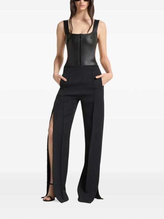 26FW 쿠레쥬 스트레이트 팬츠 426CPA802PL00079999 Black - COURREGES