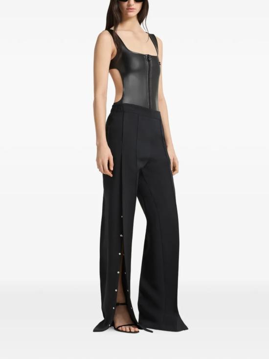 26FW 쿠레쥬 스트레이트 팬츠 426CPA802PL00079999 Black - COURREGES