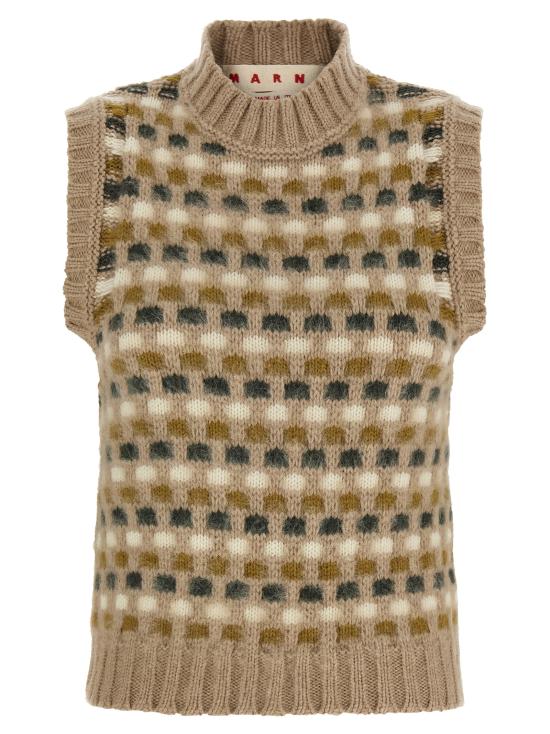 26FW 마르니 스웨터 GCMD0665Q0UFZ413MXW23 Beige