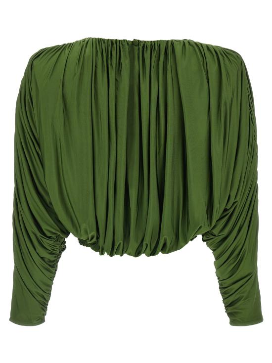 26FW 셀프 포트레이트 이브닝 티셔츠 AW26009TAGGREEN - SELF PORTRAIT