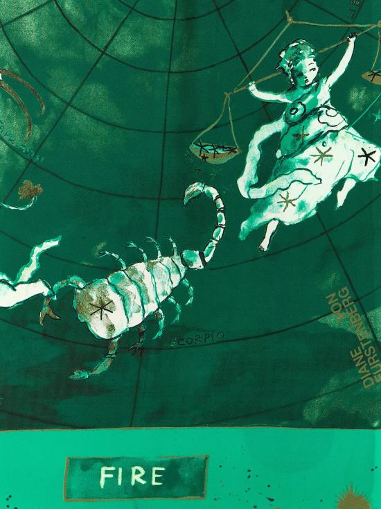 26FW 다이앤 본 퍼스텐버그 머플러/스카프 F001AEARTHSKTLEARTH Green - DIANE VON FURSTENBERG