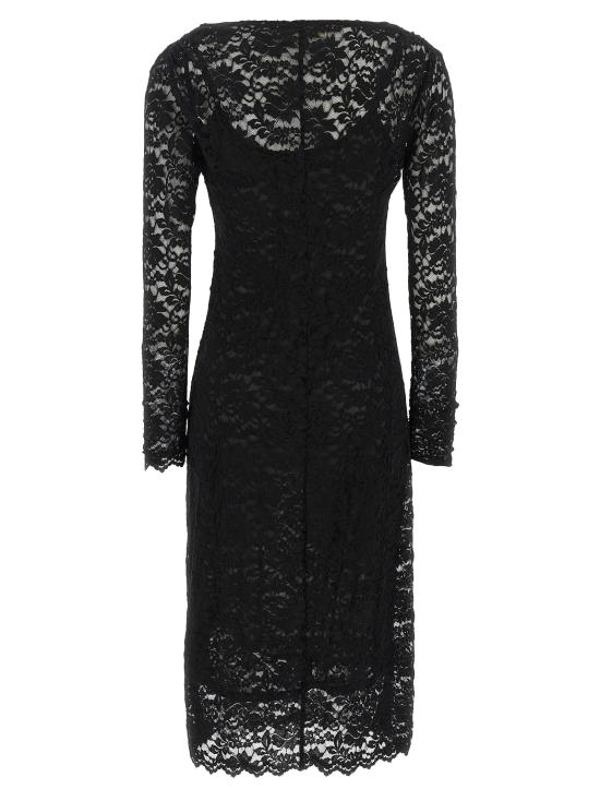 26FW 다이앤 본 퍼스텐버그 미디 원피스 D030CBLACKNYELBLACK - DIANE VON FURSTENBERG