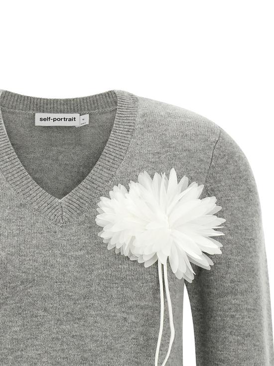26FW 셀프 포트레이트 가디건 AW26149TAGRGREY Gray - SELF PORTRAIT