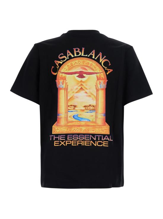 26FW 카사블랑카 탑 MAW26JTS00113BLACK - CASABLANCA