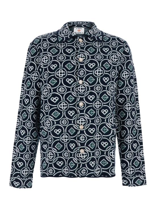 26FW 카사블랑카 자켓 MAW26KW146501COTTON Blu