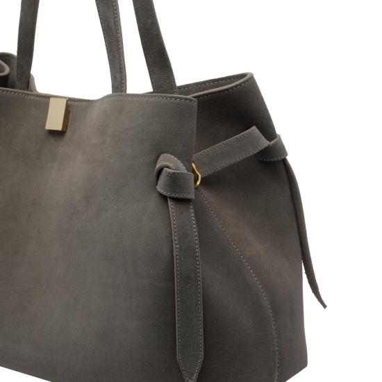 26FW 유제피 숄더백 GYOZA TOTE SUEDES018 GREY - YUZEFI