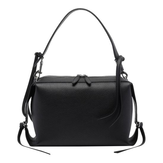 26FW 유제피 숄더백 BENTO PEBBLE GRAIN LEATHERL034 BLACK