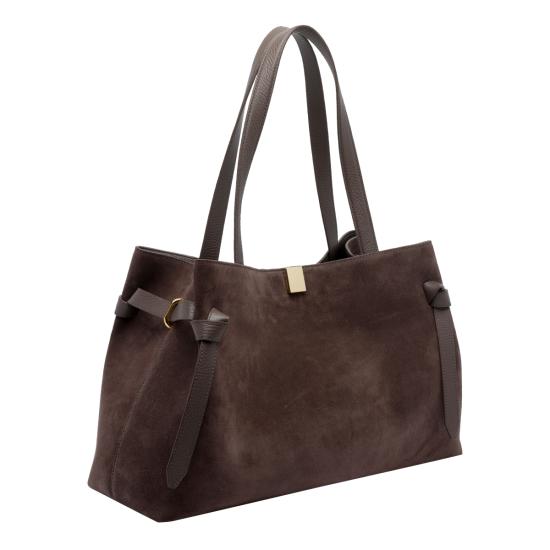 26FW 유제피 숄더백 GYOZA TOTE SUEDES026 BROWN - YUZEFI