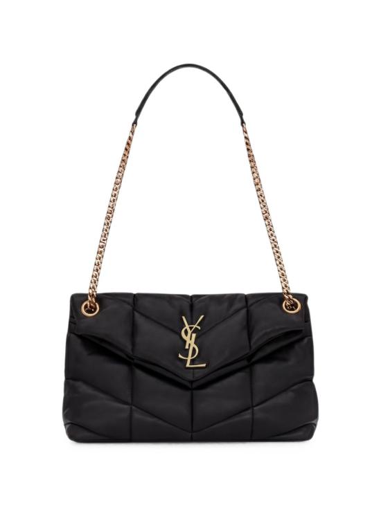 26FW 생로랑 루루 푸퍼 스몰 체인 백 5774761 EL071000 NERO - SAINT LAURENT