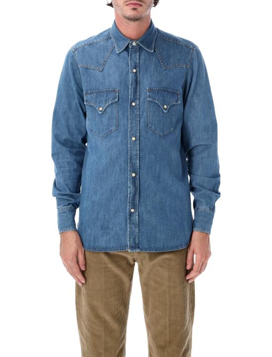 26FW 포르텔라 반팔 티셔츠 NTEX00403 D310 MID BLUE