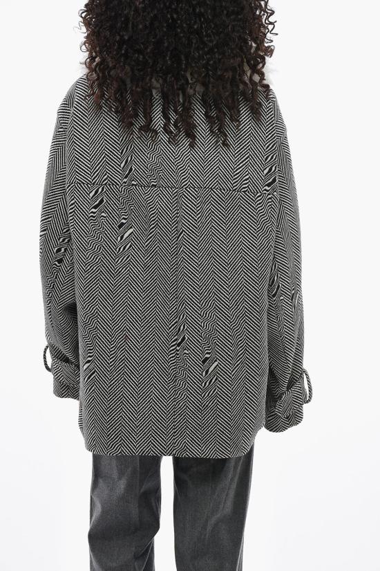 스텔라 맥카트니 코트 6600103AU7041065 Black White - STELLA MCCARTNEY