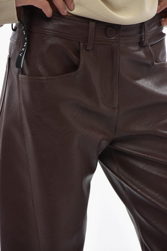  스텔라 맥카트니 가죽 팬츠 640028SJB147745 Brown - STELLA MCCARTNEY