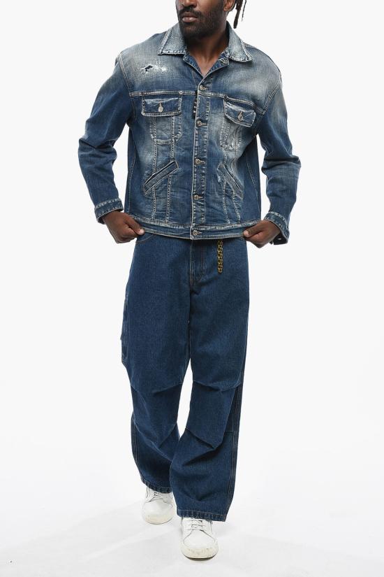  디스퀘어드2 데님 자켓 S79AM0070S30664470 Blue - DSQUARED2