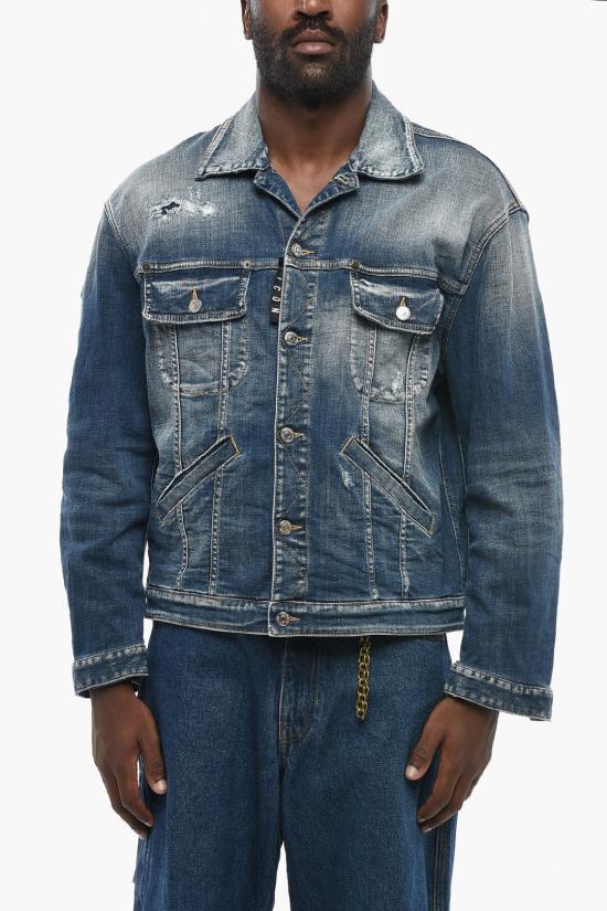  디스퀘어드2 데님 자켓 S79AM0070S30664470 Blue