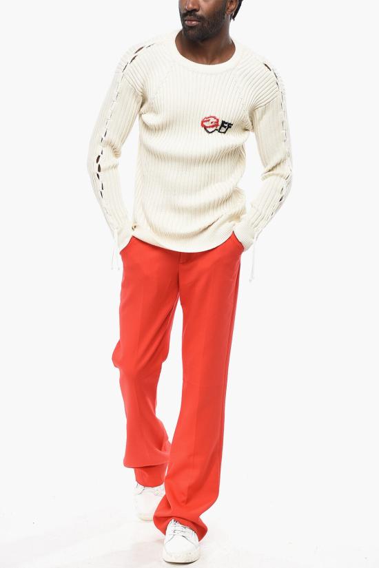  오프화이트 스웨터 OMHE157S23KNI0010310 White - OFF WHITE