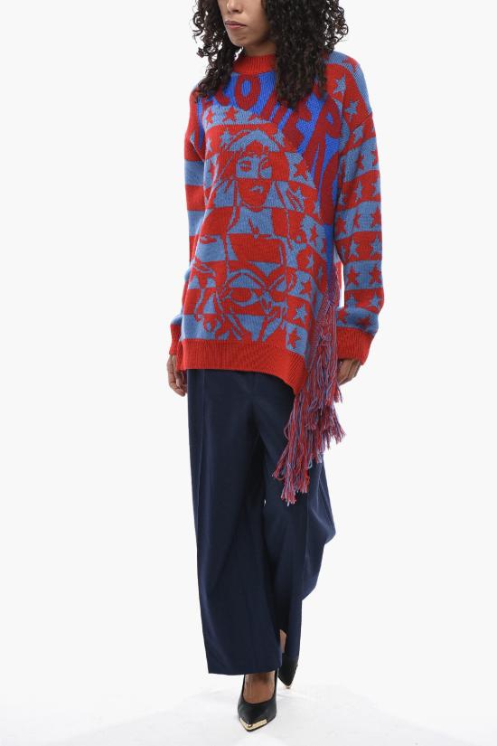  스텔라 맥카트니 스웨터 603712S22648490 Blu Rosso - STELLA MCCARTNEY