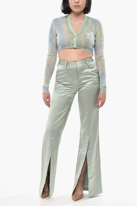  오프화이트 가디건 OWHB035S23KNI0014001 Light blue - OFF WHITE