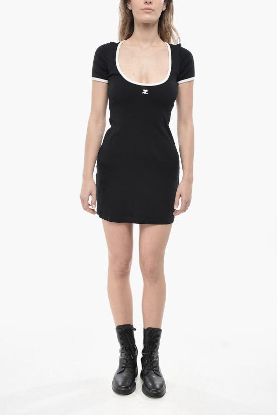  쿠레쥬 숏 원피스 225JRO600JS0203 9901 Black