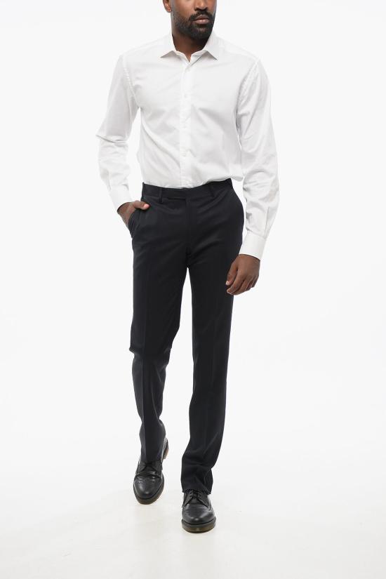  꼬르넬리아니 수트 팬츠 745H70 3878543 001 Black - CORNELIANI