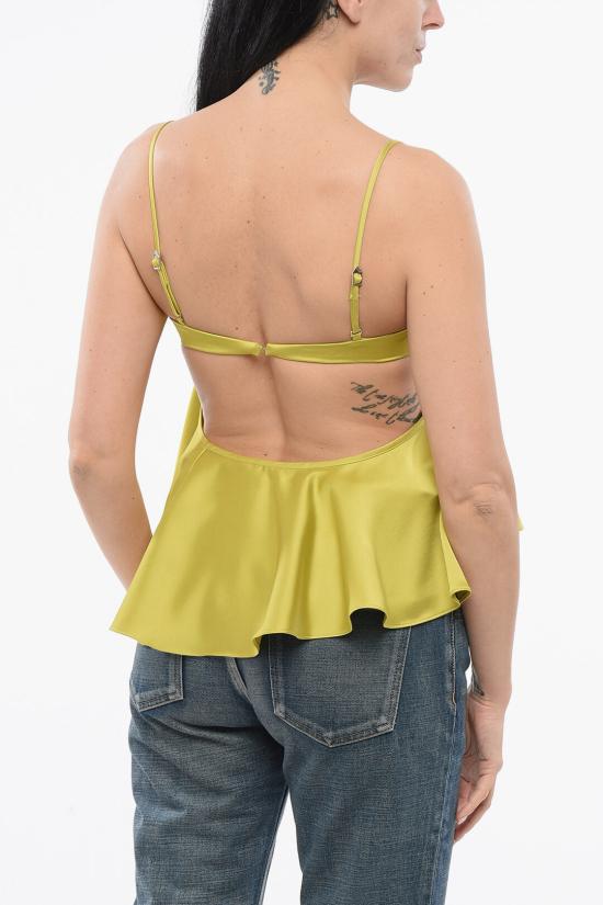 디 아티코 탑 242WCT232E093 080 Yellow - THE ATTICO