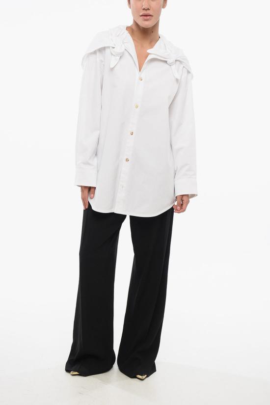  보테가베네타 셔츠 788913V2BL0 9000 White - BOTTEGA VENETA