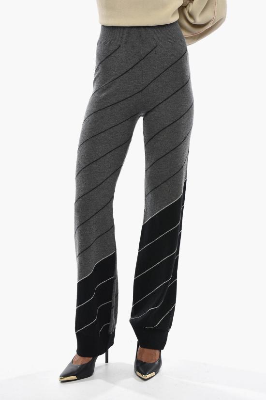 스텔라 맥카트니 스트레이트 팬츠 6K02463S23588490 Nero Grigio