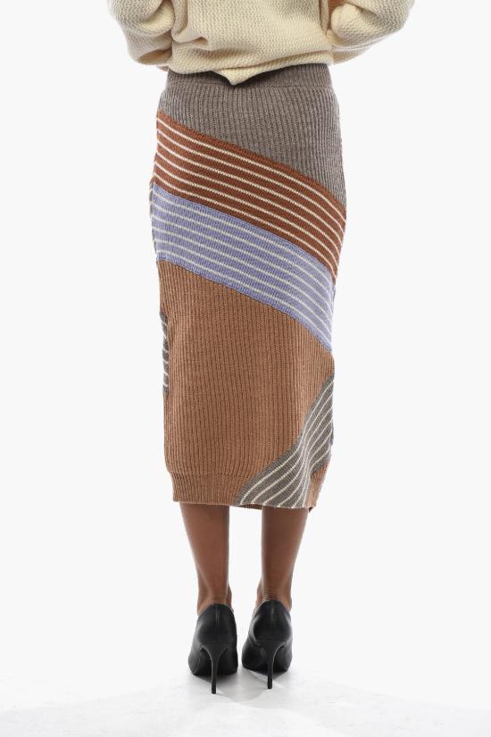  스텔라 맥카트니 롱 스커트 6K02683S23598491 Multicolor - STELLA MCCARTNEY